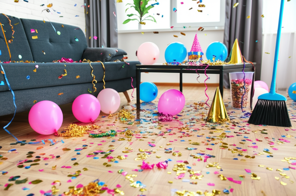 Event/After-Party Cleaning Logo