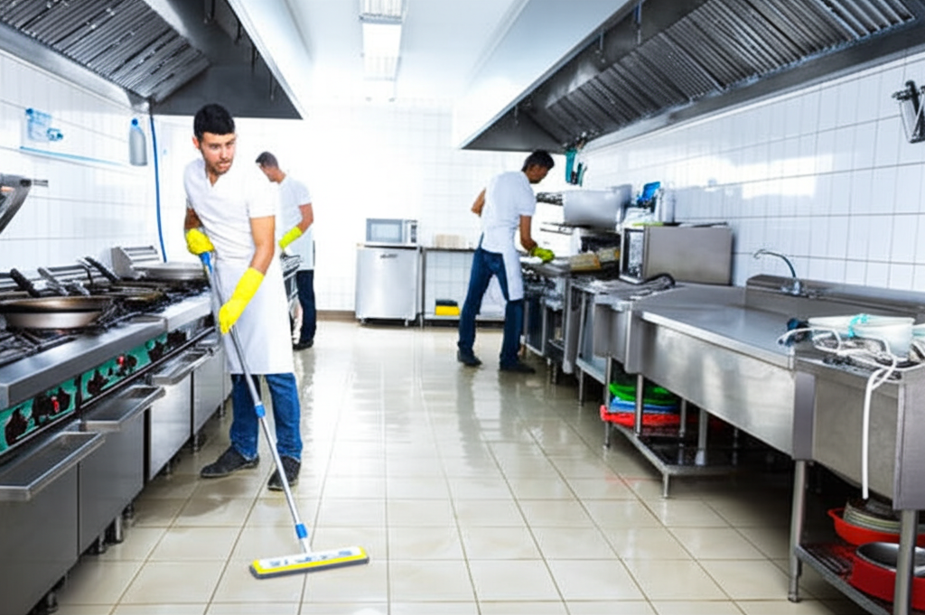 Restaurant & Bar Cleaning Logo